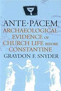 Download Ante Pacem: Archaeological Evidence of Church Life Before Constantine ePub